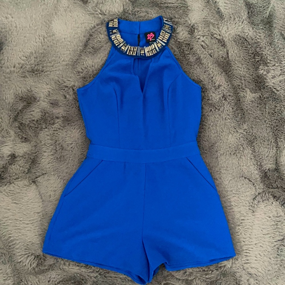 Blue Romper